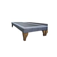 Base 2 plazas europea henko, color gris oscuro