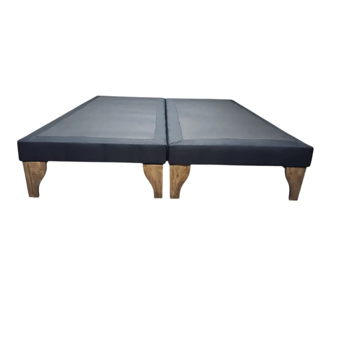 GENERICO - Base de cama europea king henko color lino negro