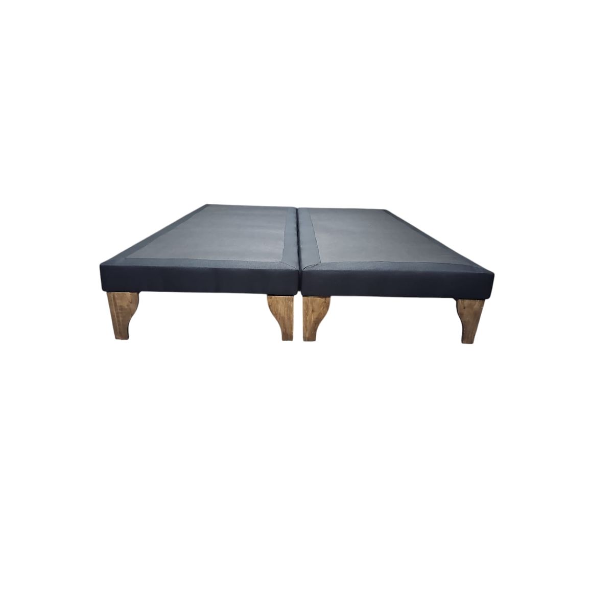 GENERICO - Base de cama europea king henko color lino negro