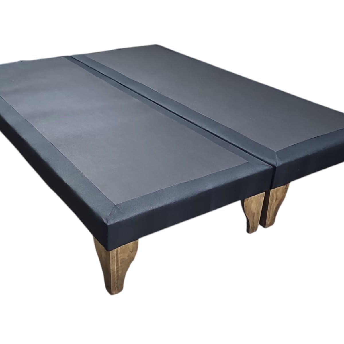 GENERICO - Base de cama europea king henko color lino negro
