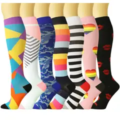 ATURE - 7 Pares De Calcetines De Compresión Para Correr