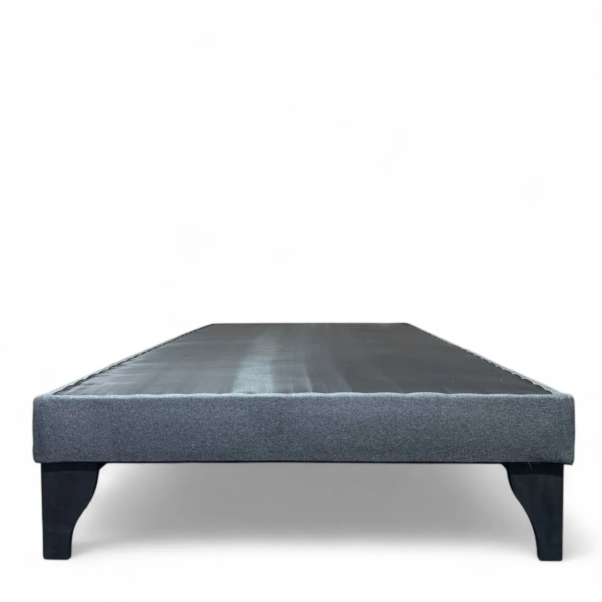 GENERICO - Base de 1 plaza henko color lino gris oscuro