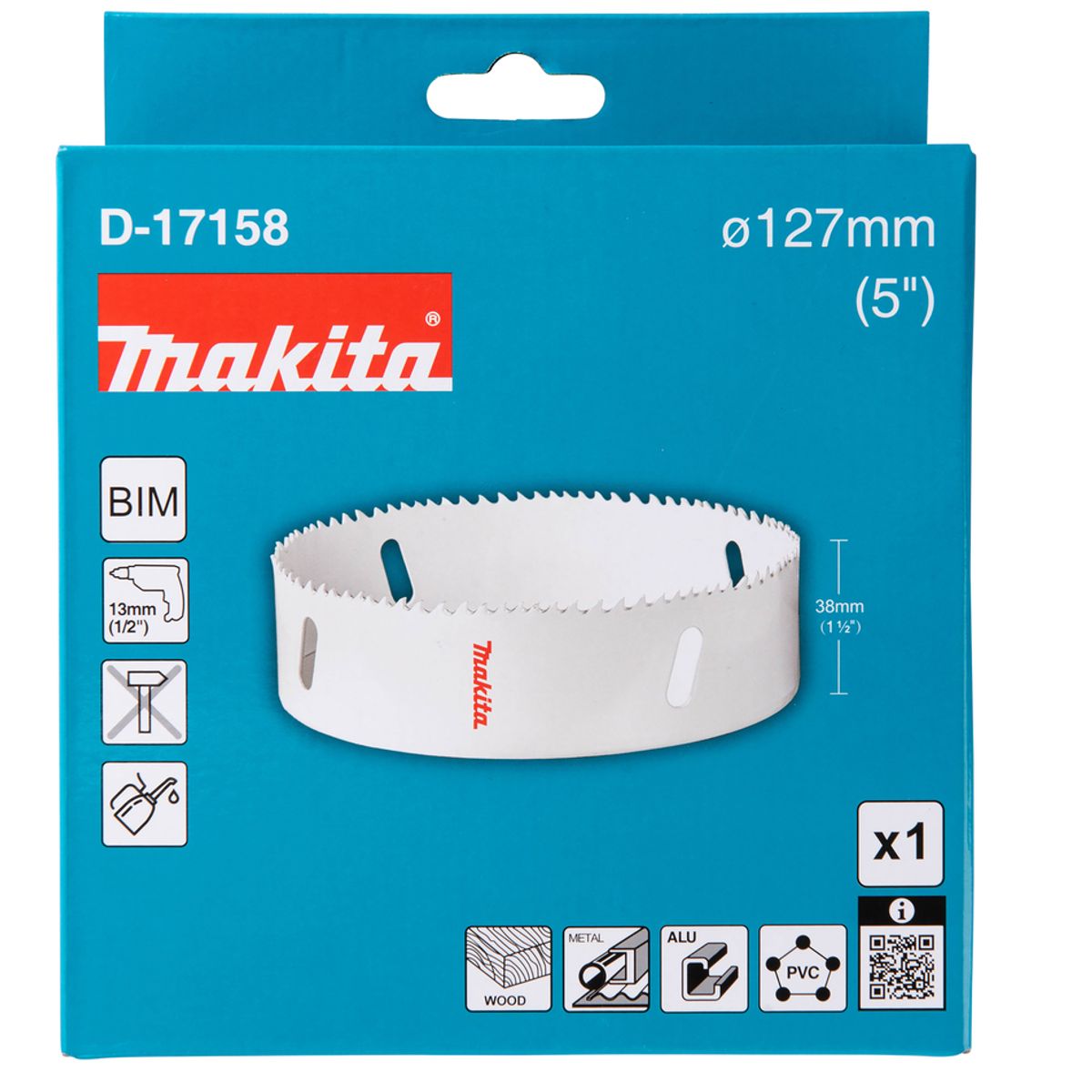 Sierra Copa Bimetálica De 127 Mm (5'') D-17158 - Makita, marca MAKITA - Foto 2