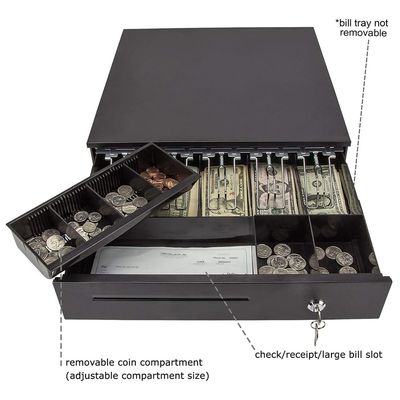 Imagen 2 del producto Gaveta Electronica Caja De Dinero Rj11 5 Billetes 5 Monedas