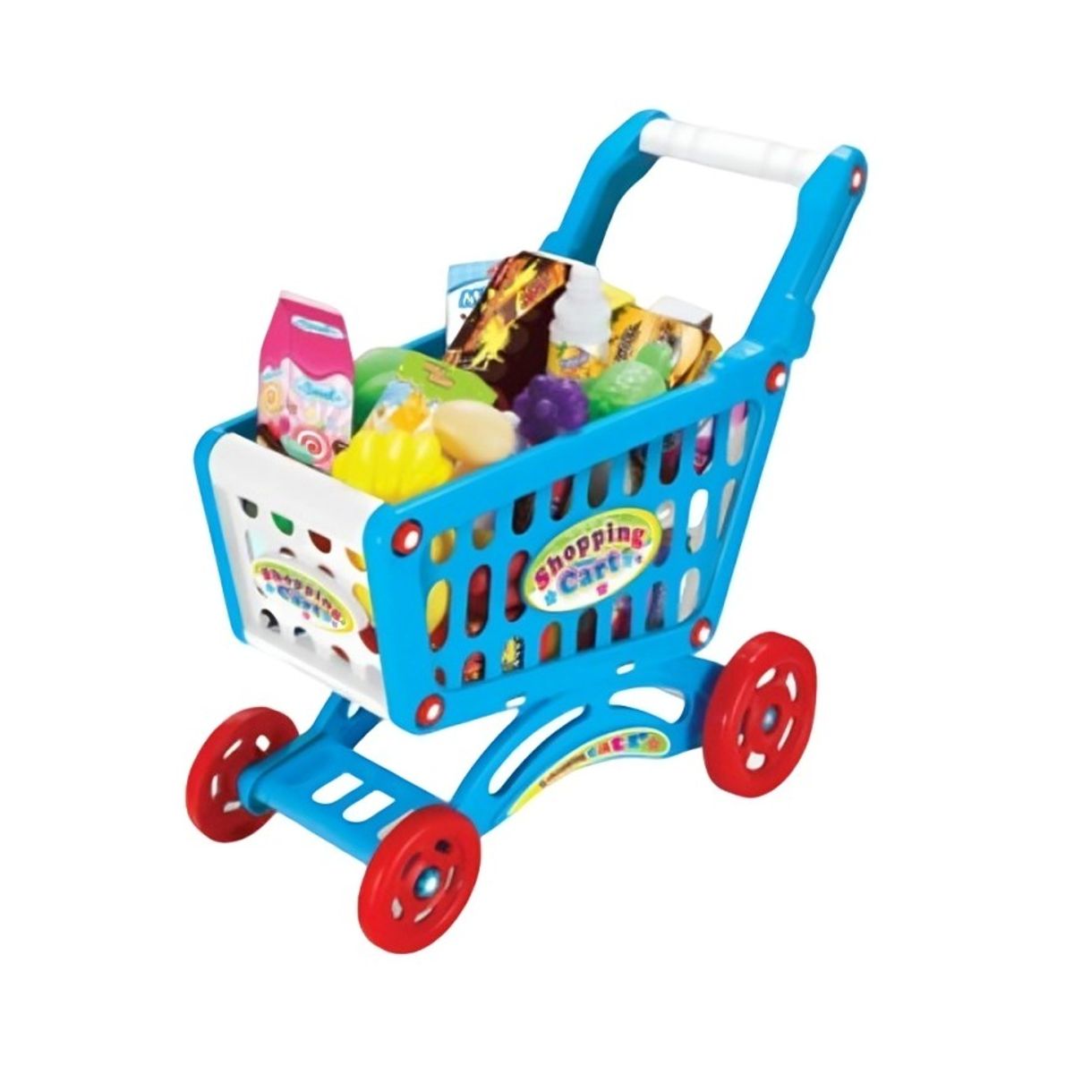 GENERICO - Carrito de compras 56 pcs - Azul