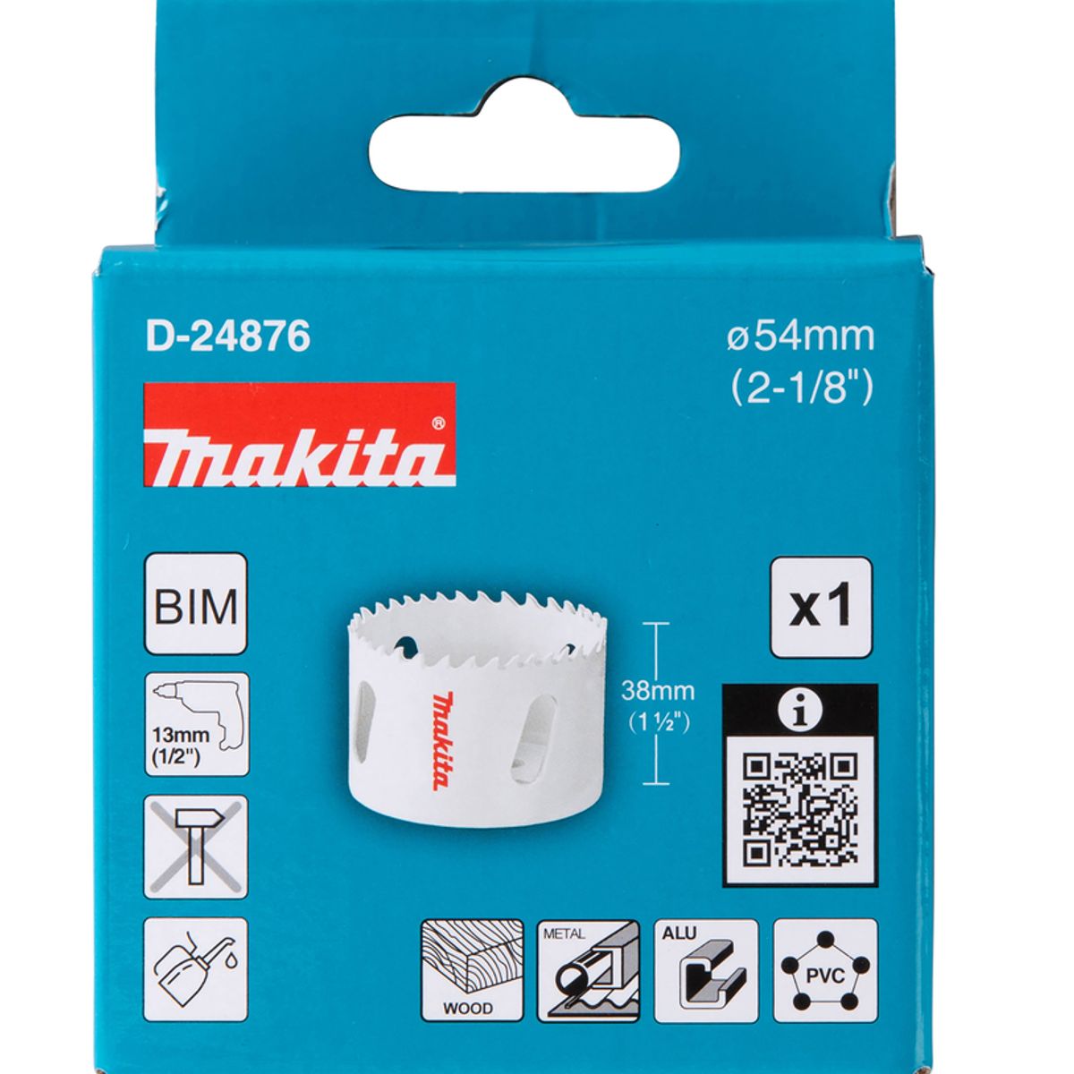 Sierra Copa Makita Bim 54mm 2-18 Pulgada  D-24876, marca MAKITA - Foto 2