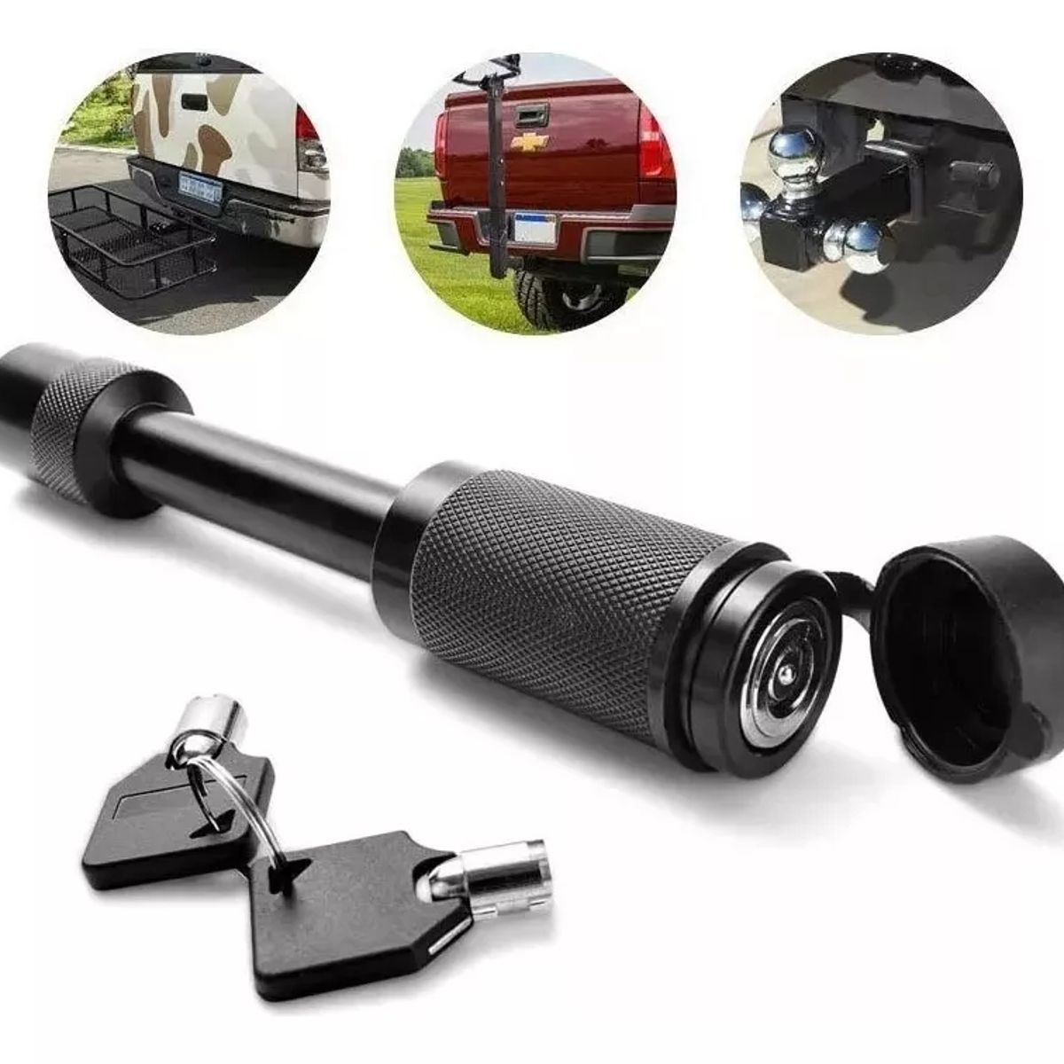 KINDA NICE - Pasador Remolque Enganche Candado Universal Con Llave 58