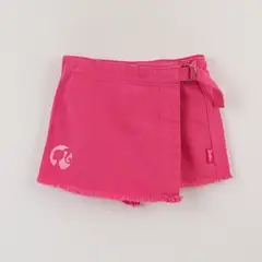 BARBIE - Falda Niña Rosado Mezclilla
