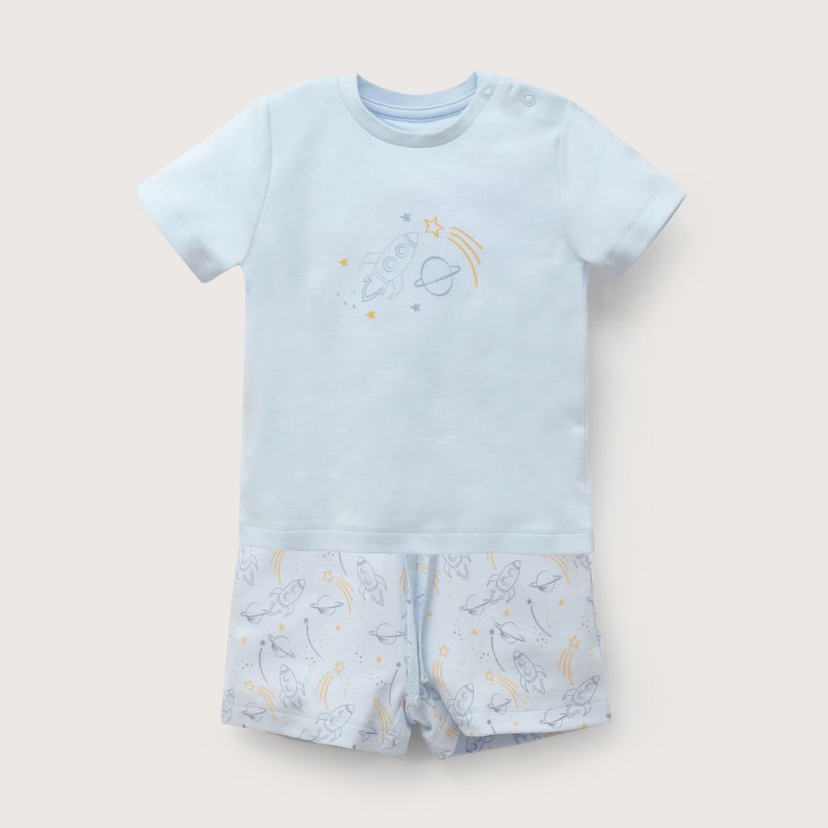 OPALINE - Pijama de 2 piezas off white de niño