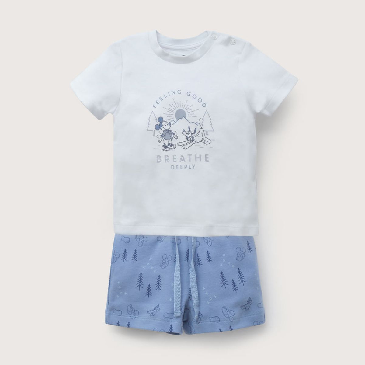 OPALINE - Pijama de 2 piezas disney azul