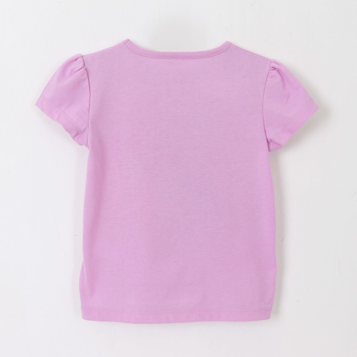 BLUEY - Polera Manga Corta Niña Lila Bingo & Bluey