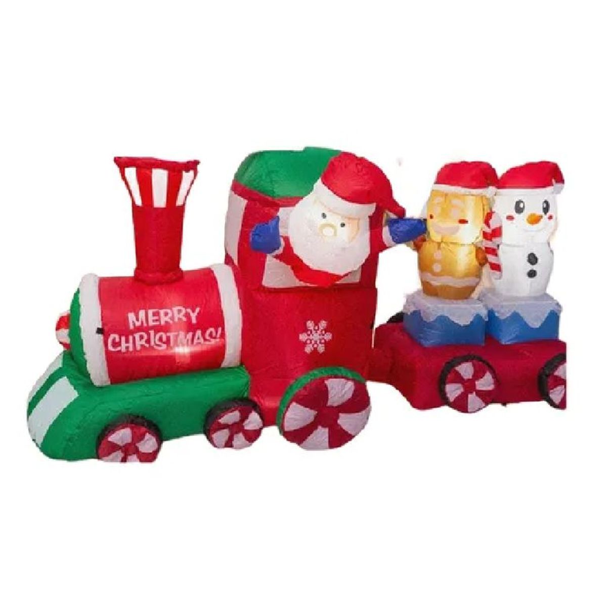 GENERICO - Tren Inflable De Navidad De 2mtrs De Largo