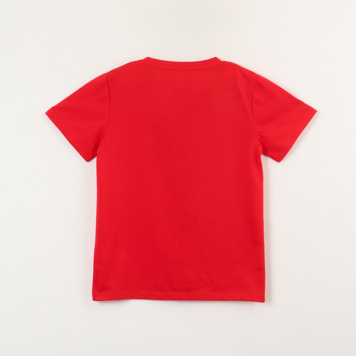 MARVEL - Polera Manga Corta Niño Rojo Mesa Spiderman Marvel