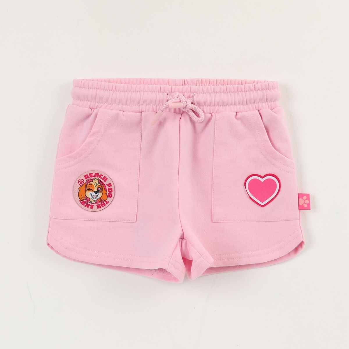 PAW PATROL - Short Niña Rosado Logo Paw Patrol
