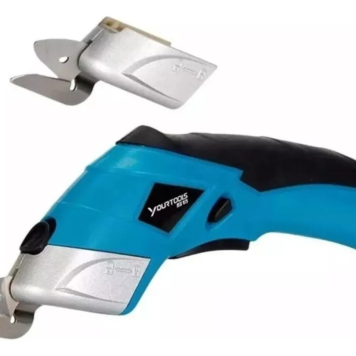 GENERICO - Tijera Electrica Recargable Para Carton Tela Cuero