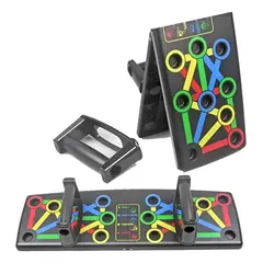 GENERICO - Soporte Push Up Board Sistema Multifuncional Pecho Espalda C