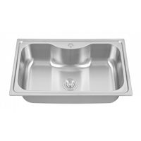 Lavaplatos Empotrable 80cmx50cm Sobrecubierta Monomando Mixa