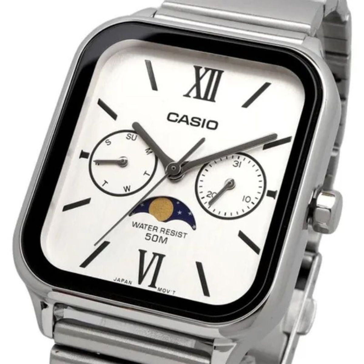 CASIO - Reloj Casio Unisex Análogo MTP-M305D-7A2V Moonphase