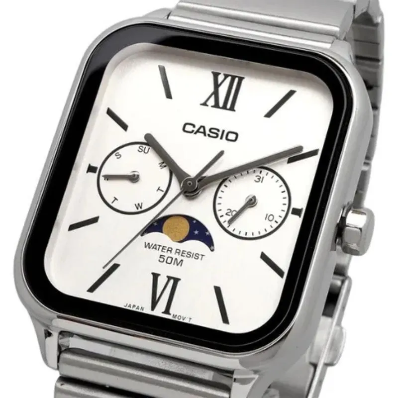 CASIO - Reloj Casio Unisex Análogo MTP-M305D-7A2V Moonphase