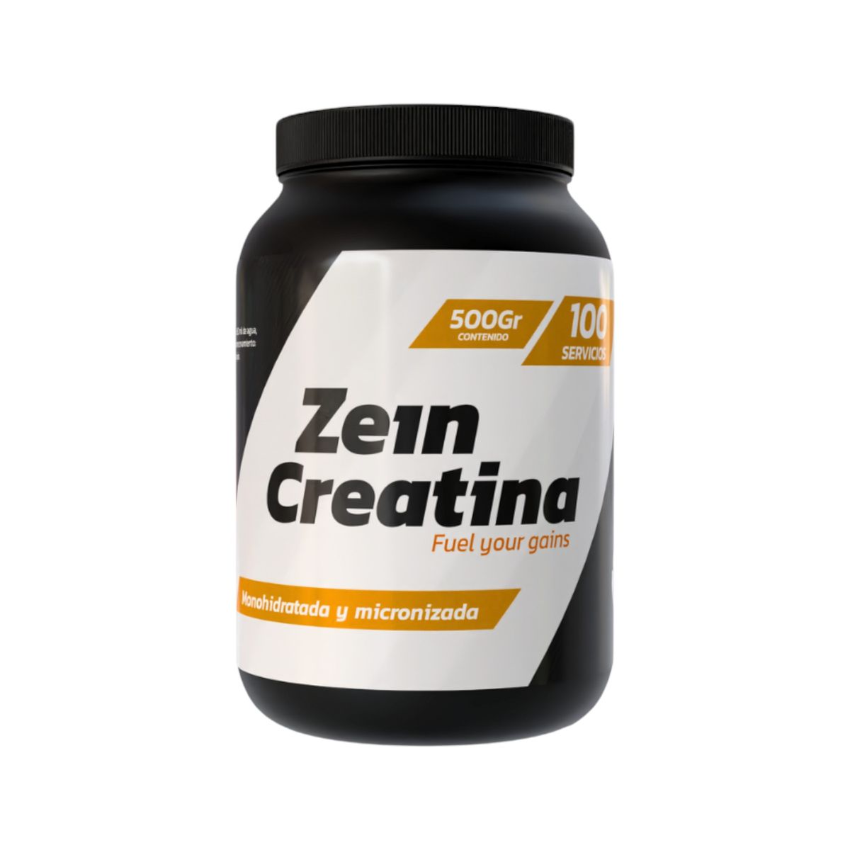 ZEIN - CREATINA MONOHIDRATADA Y MICRONIZADA SIN SABOR 500GR - ZEIN