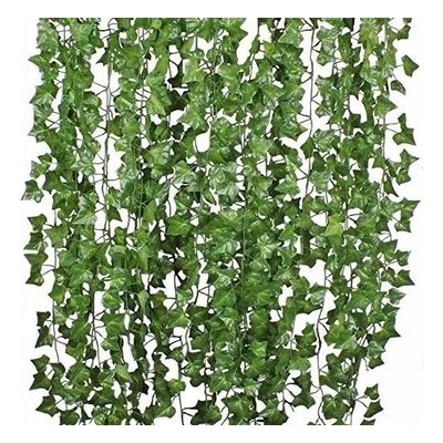 Imagen 2 del producto Pack 12 Tiras Planta Artificial Enrredadera 2.1m Decoración