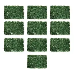 GENERICO - Pack 10 Unidades Pasto Palmeta Estilo Trébol Sintético 60x40