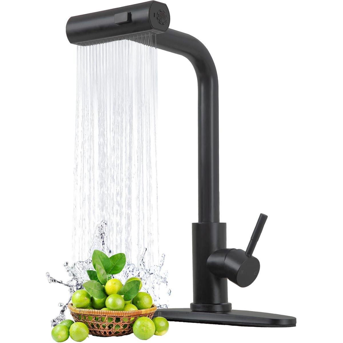 MOVI - Grifo Monomando para Cocina con Ducha Extraíble Pull-Out