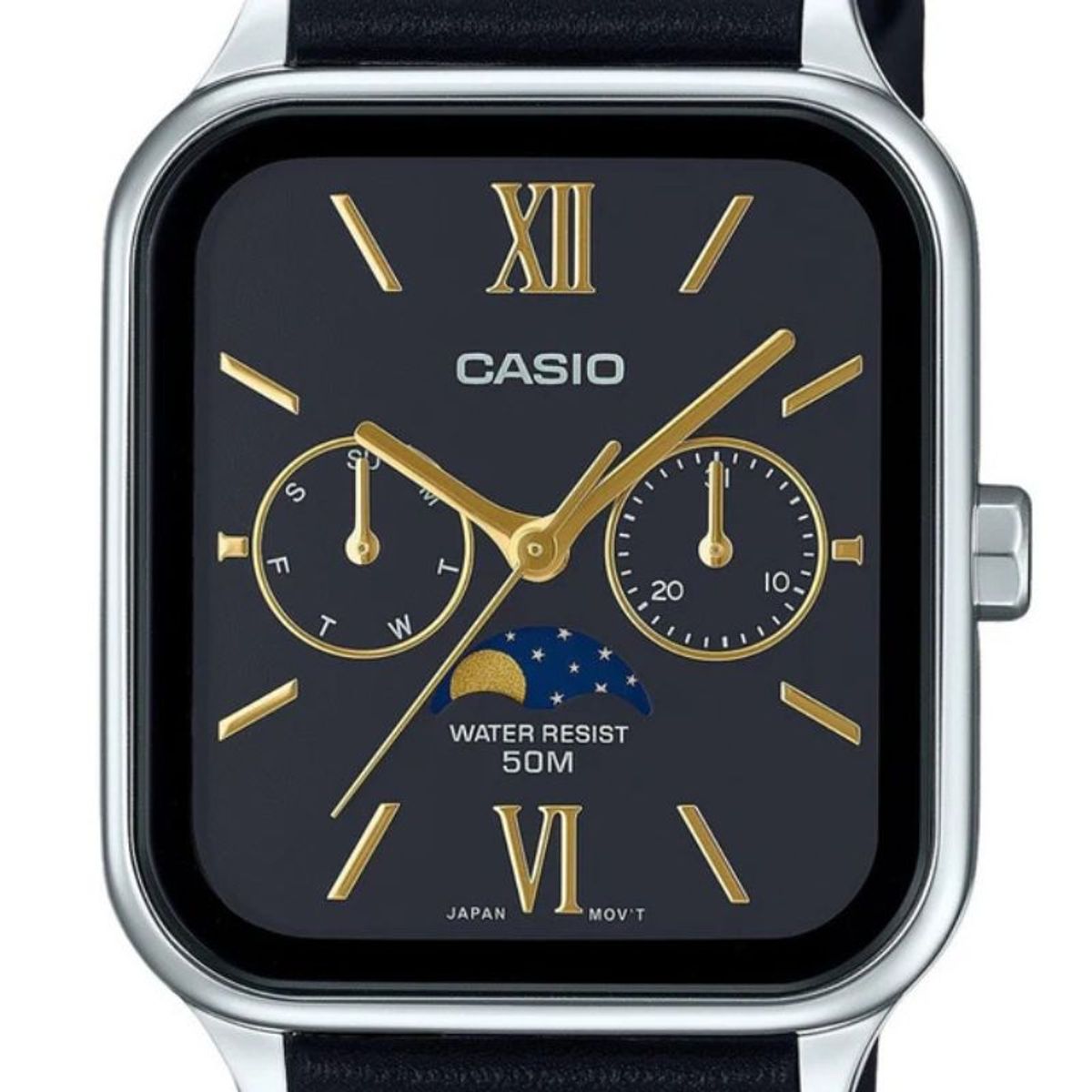 CASIO - Reloj Casio Unisex Análogo MTP-M305L-1A2V Moonphase