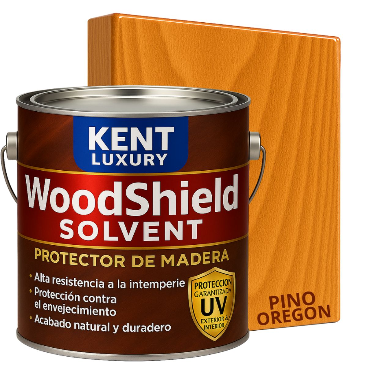 KENT - PROTECTOR DE MADERAS - IMPREGNA - PROTEGE - GALON PINO OREGON