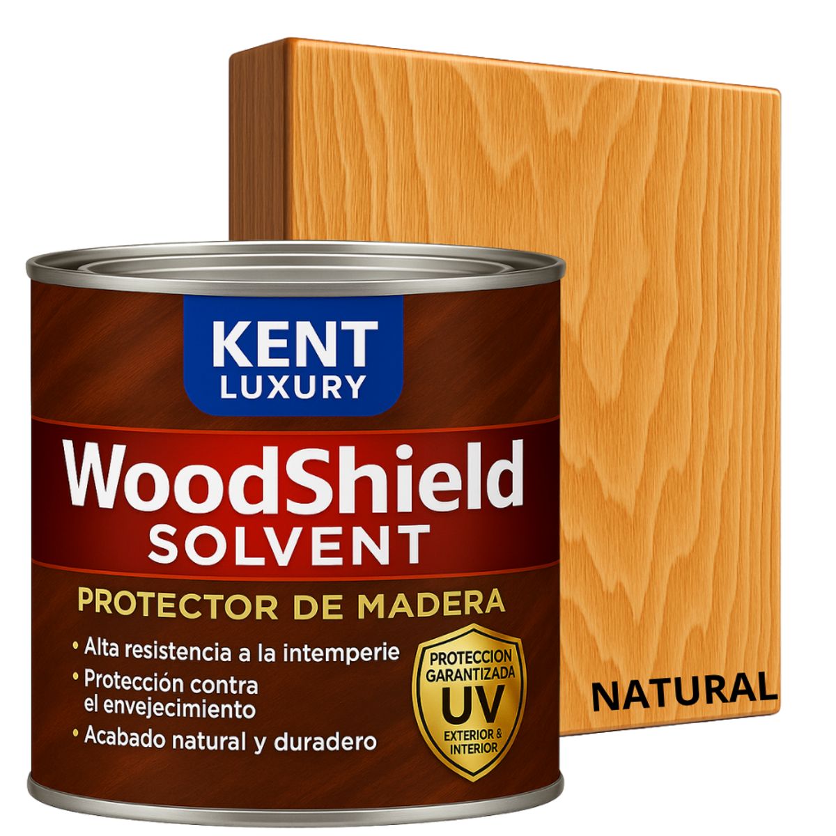 KENT - PROTECTOR DE MADERAS - IMPREGNA - PROTEGE - 1L GALON NATURAL