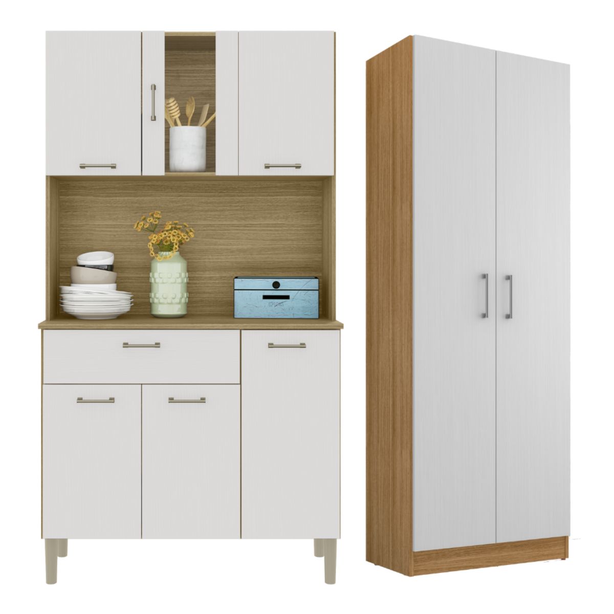 MOVELARIA - Combo mueble de cocina kyra y alacena k0620