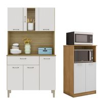 Combo Mueble para Microondas Orion y Mueble de Cocina Kyra K0206