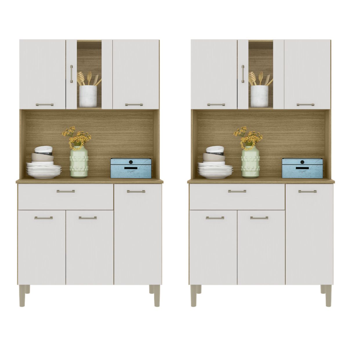 MOVELARIA - Combo 2 muebles de cocina kyra k06x2