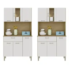 MOVELARIA - Combo 2 muebles de cocina kyra k06x2