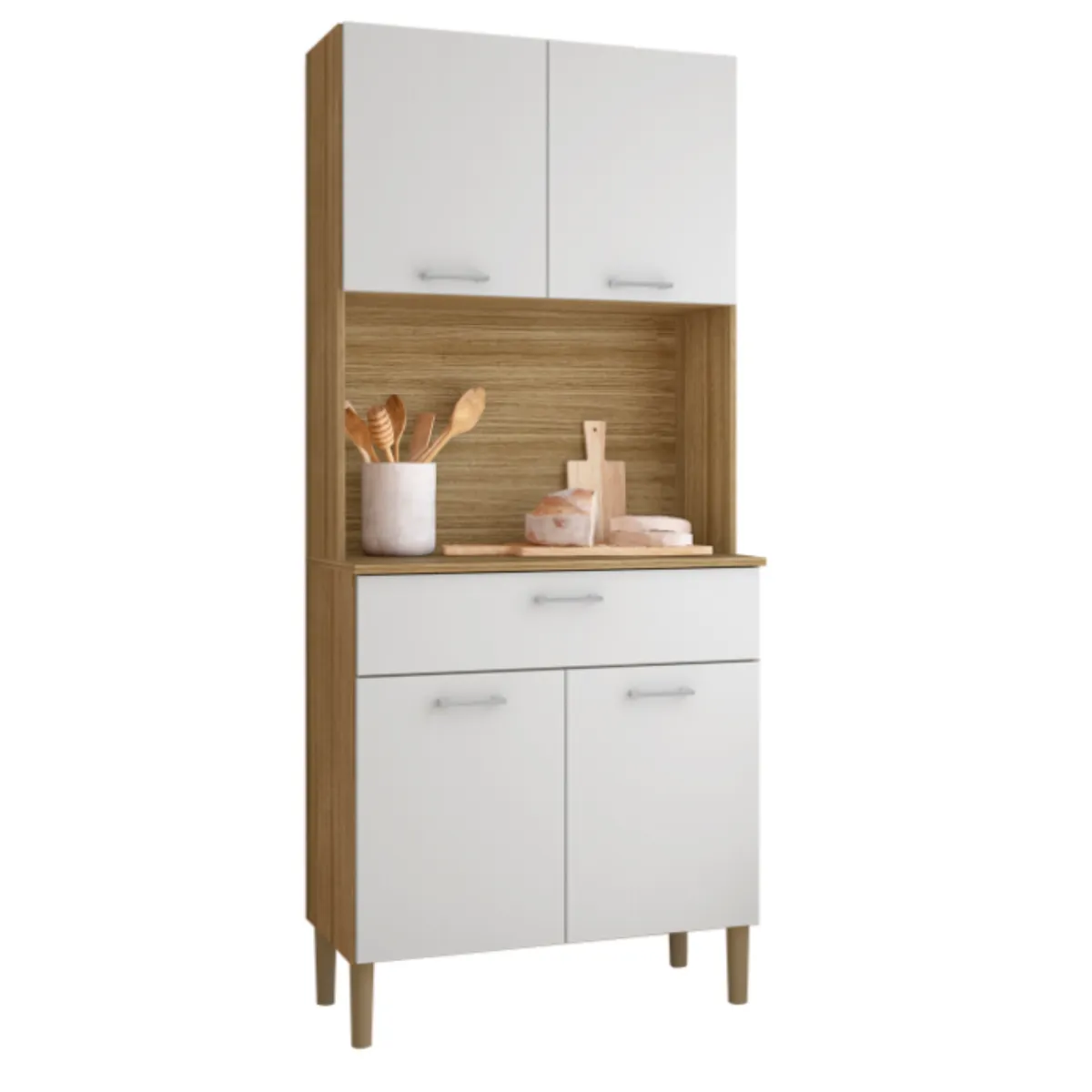 MOVELARIA - Combo mueble de cocina kris, mueble de cocina kyra y alacena k040620