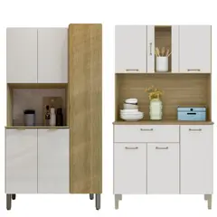 MOVELARIA - Combo Mueble de Cocina Kyra y Mueble de Cocina Melissa K0605