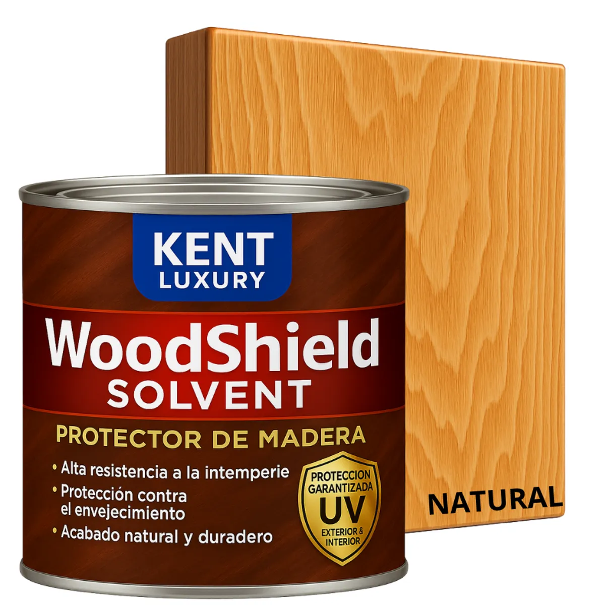 KENT - PROTECTOR DE MADERAS - IMPREGNA - PROTEGE - 500CC NATURAL
