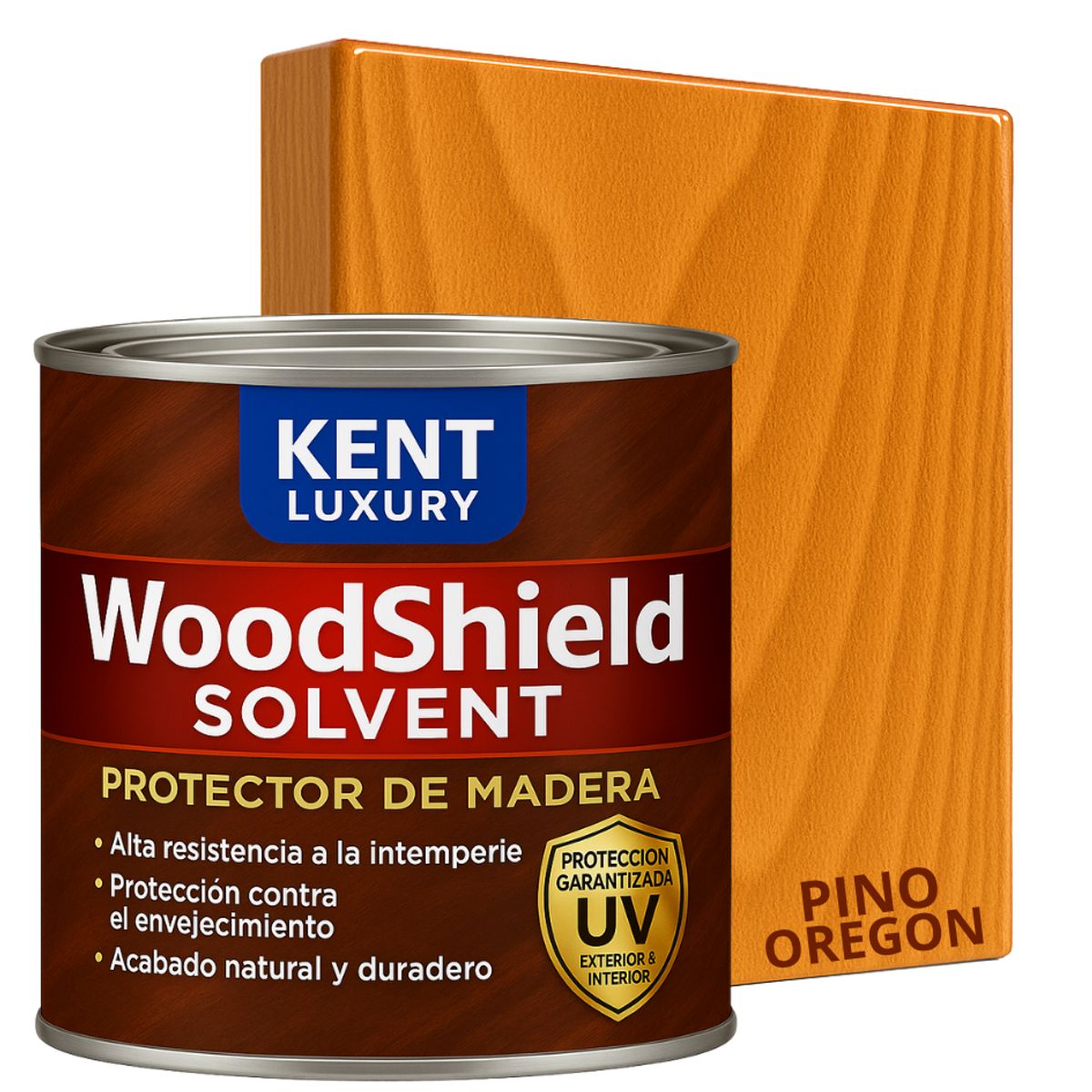 KENT - PROTECTOR DE MADERAS - IMPREGNA - PROTEGE - 500CC PINO OREGON