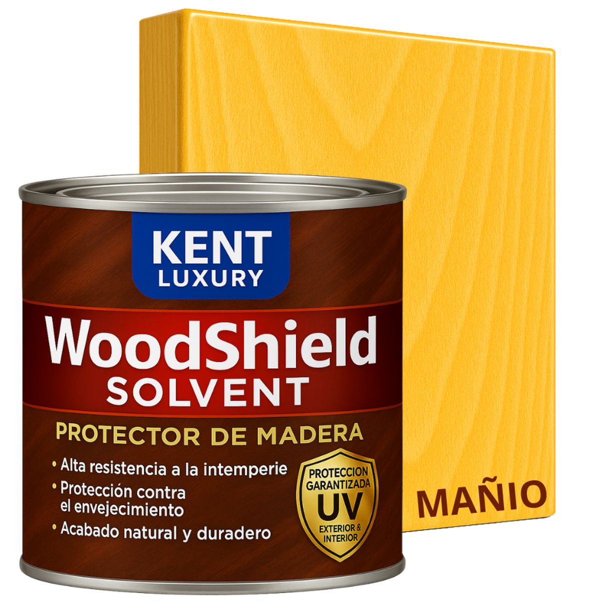 KENT - PROTECTOR DE MADERAS - IMPREGNA - PROTEGE - 500CC MAÑIO