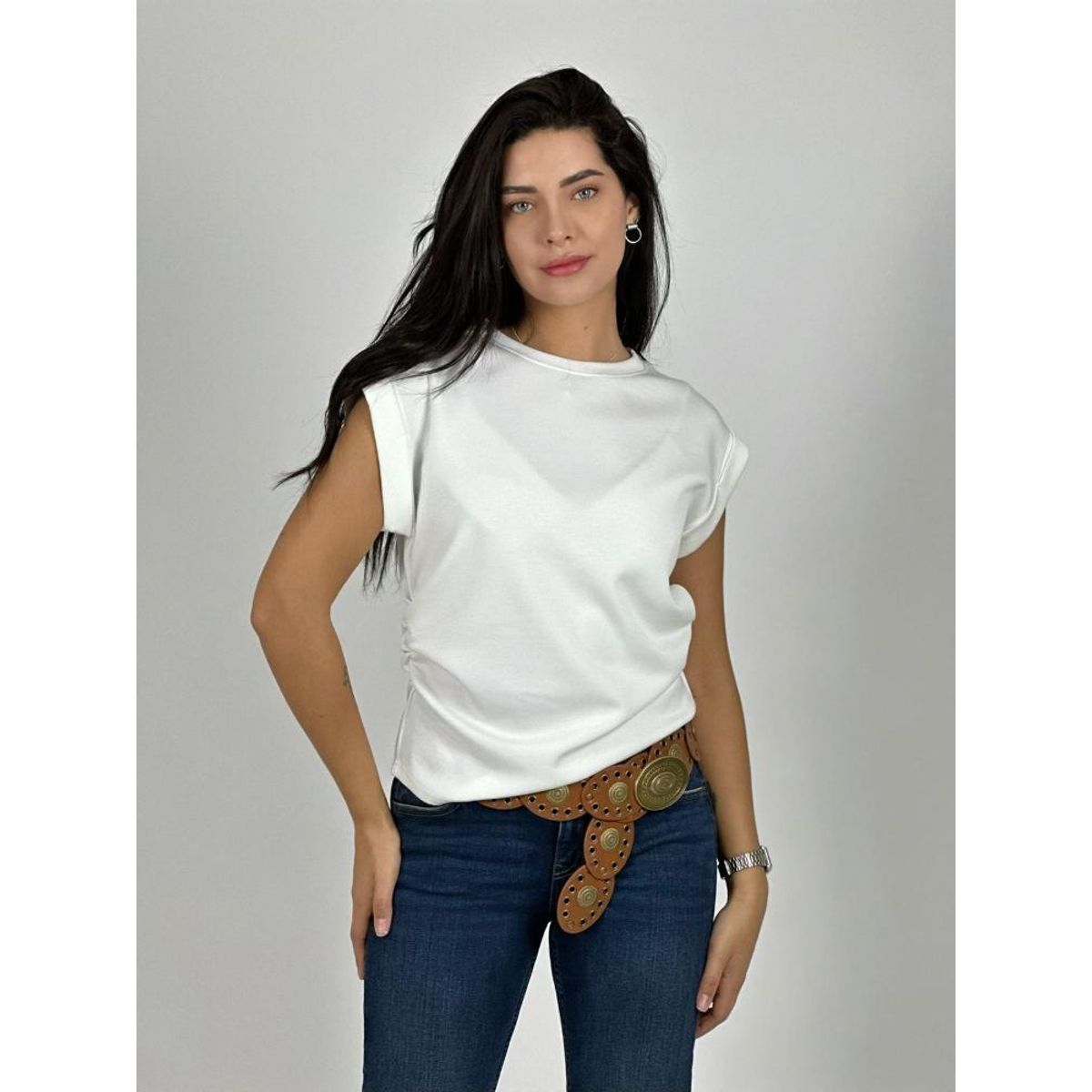 ENIGMATICA BOUTIQUE - Polera Básica de Algodón