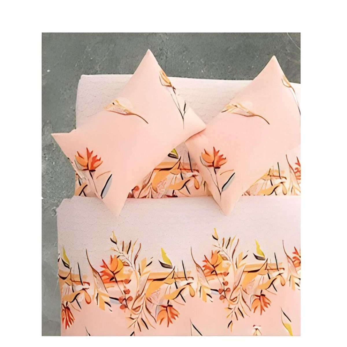 GENERICO - JUEGO DE SÁBANAS TELA CON DISEÑO PLAZA Y MEDIA  S1