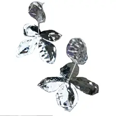 VIVAFELICIA - Aros Acero Estefanía Plateado