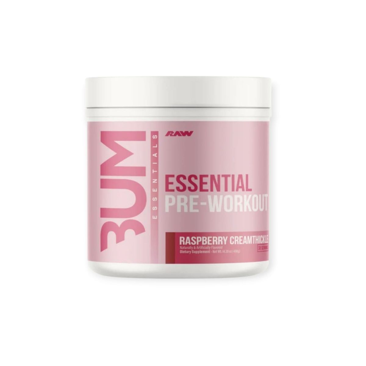 RAW NUTRITION - PRE ENTRENO CBUM ESSENTIAL 30 SV 411GR RASPBERRY CREAMTHICKLE- RAW