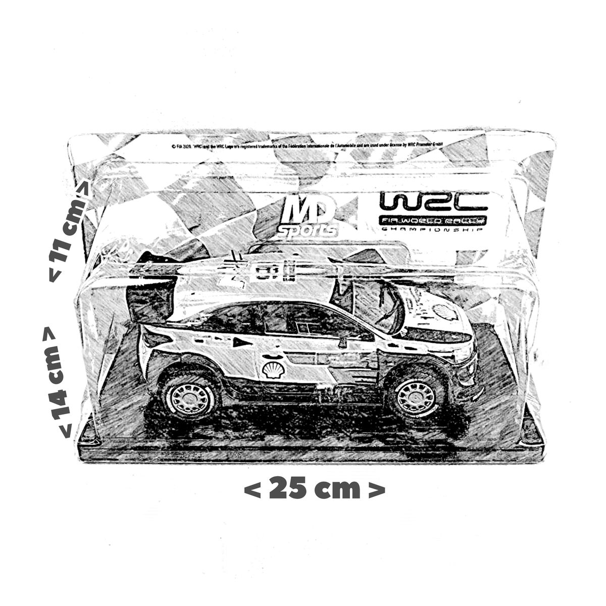 RALLY - Auto Rally MG Metro 6R4 Wrc 1985 Tony Pond Escala 1:24