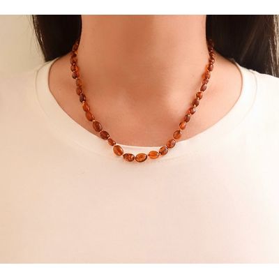 Imagen 2 del producto Collar Adulto Ámbar Cognac - Poroto