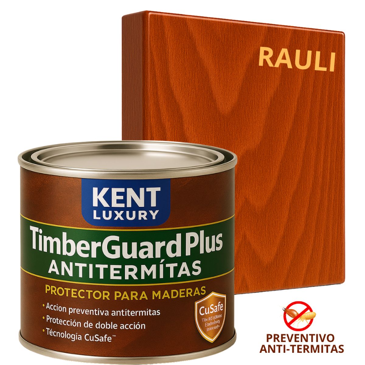KENT - TimberGuard Plus Antitermitas  Protector Maderas - 2L RAULI
