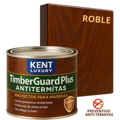 KENT - TimberGuard Plus Antitermitas Protector Maderas - 2L ROBLE OSCURO