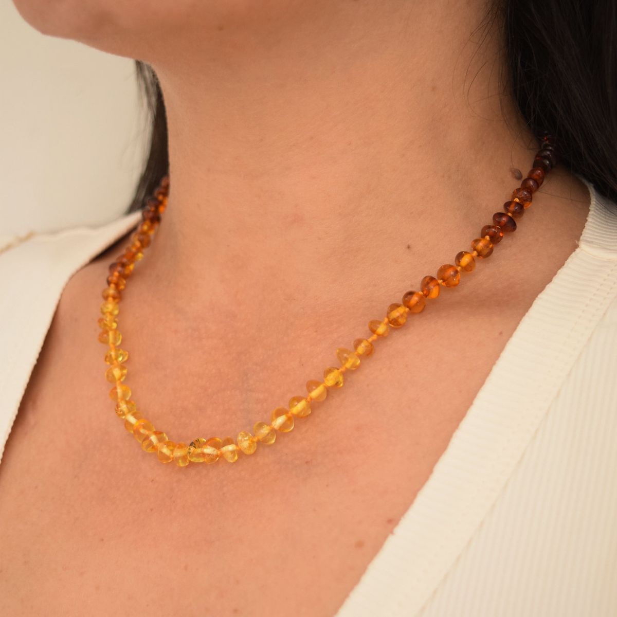 GENERICO - Collar Adulto Ámbar Degradé Certificado