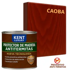 KENT - TimberGuard Plus Antitermitas – Protector Maderas - 1L CAOBA