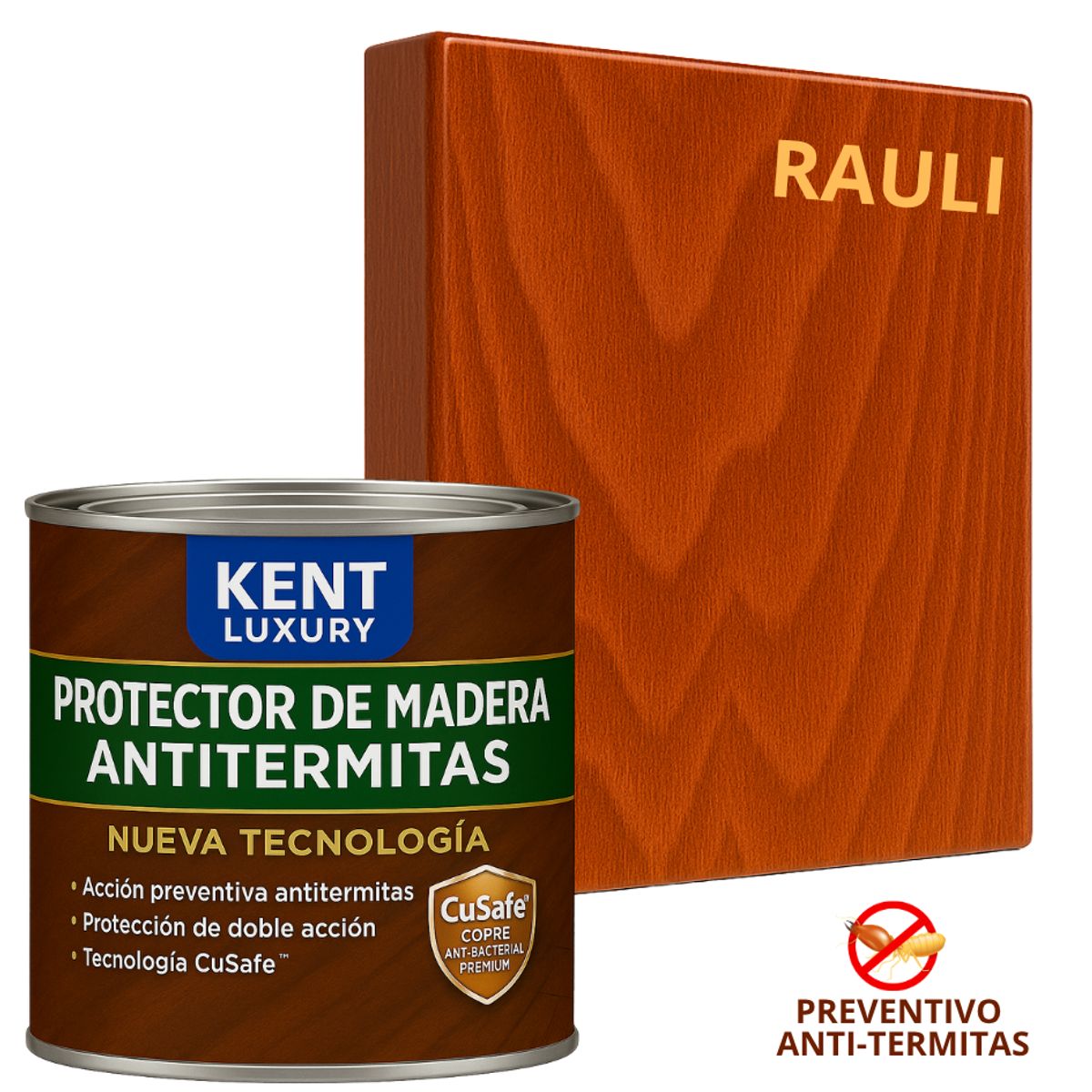 KENT - TimberGuard Plus Antitermitas – Protector Maderas - 1L  RAULI